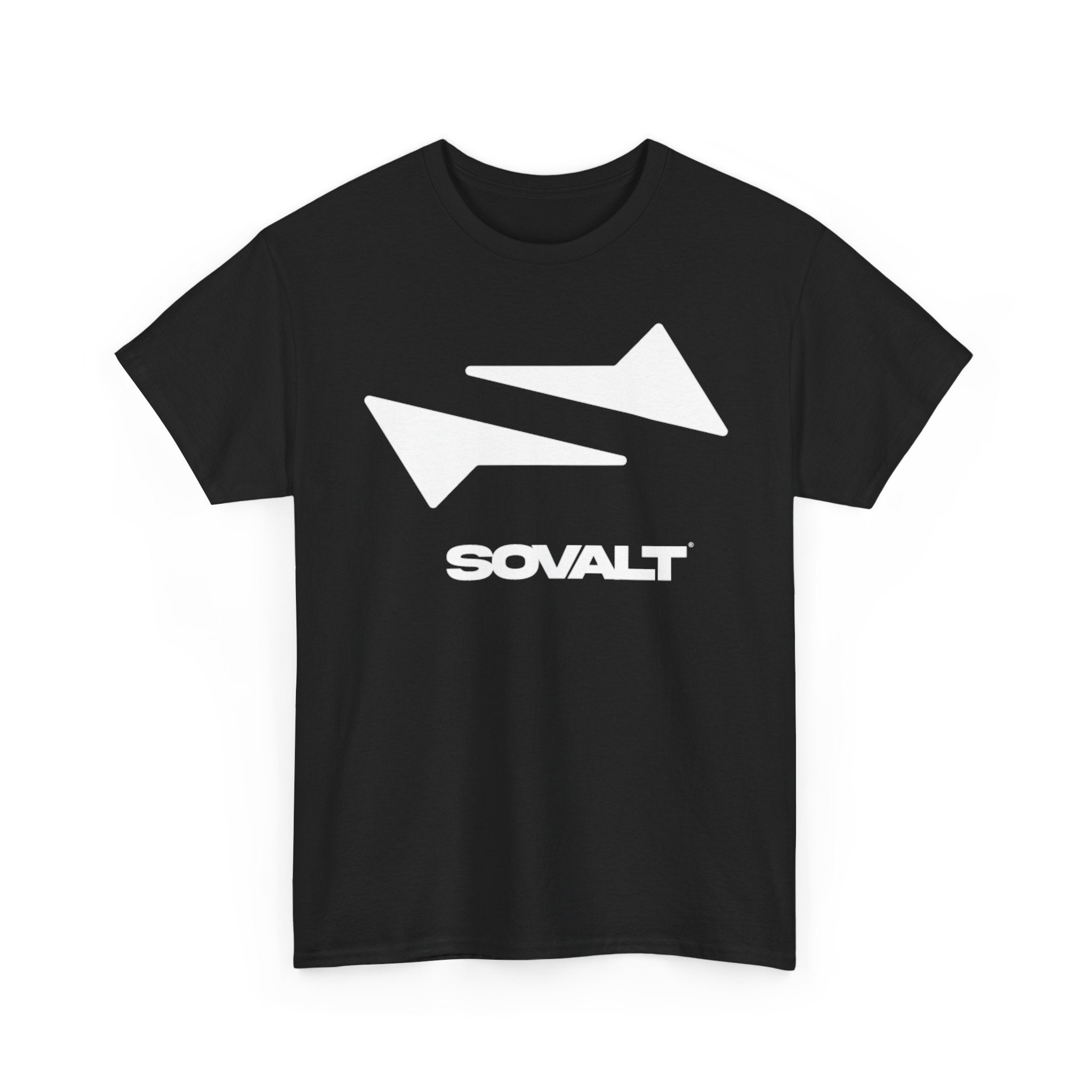 SOVALT with ICON - BLACK T-SHIRT