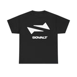 SOVALT with ICON - BLACK T-SHIRT