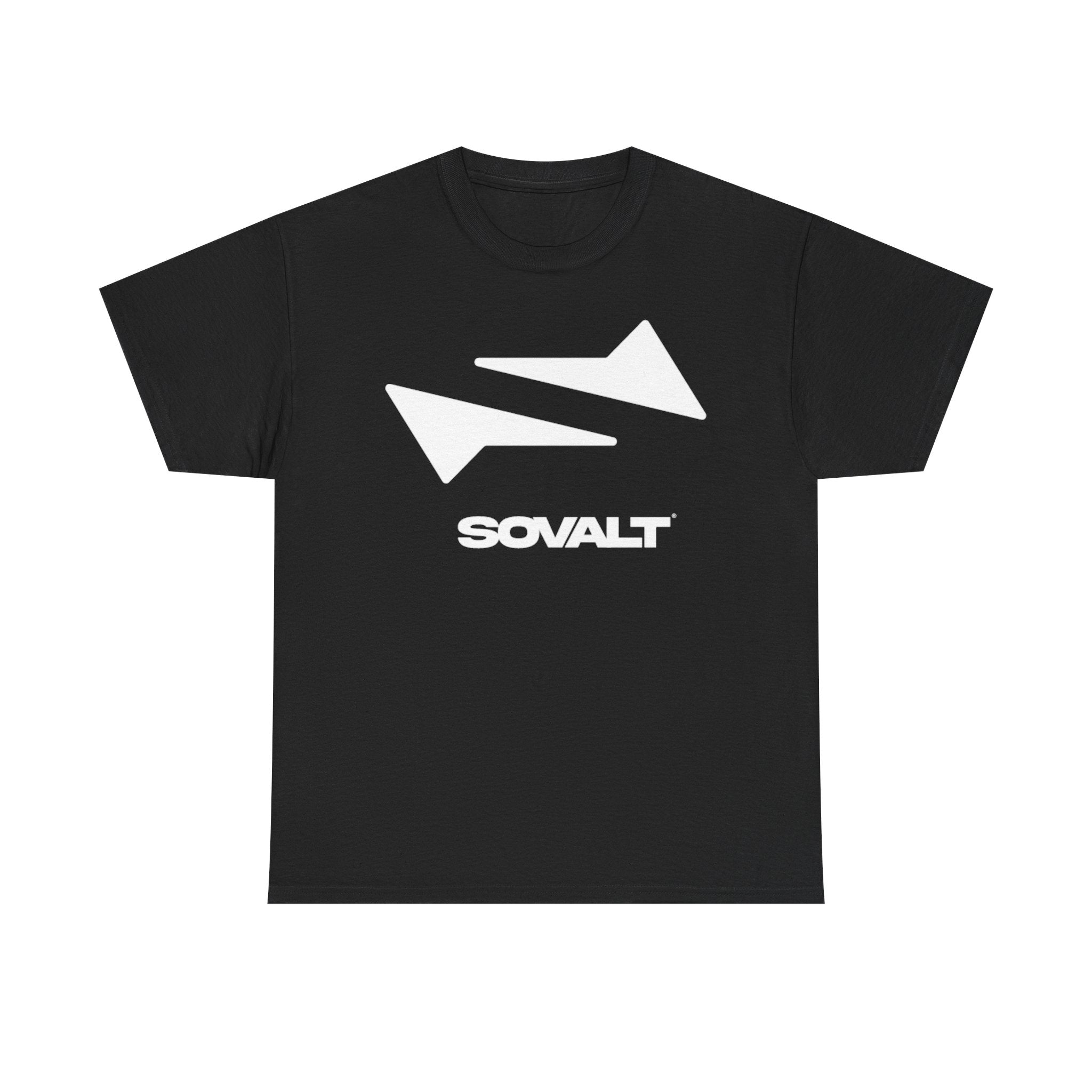 SOVALT with ICON - BLACK T-SHIRT